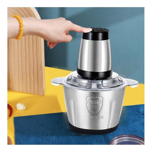 S Processador Triturador De Alimentos Carne Elétrica 2l 500w