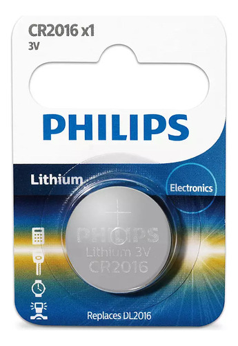 Pila Bateria Cr2016 Cr 20163 V Philips Control Remoto Otros®