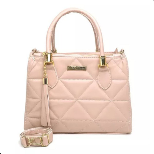 Bolsa Feminina Lorena Transversal Shopbag Dubai Cor Rosa