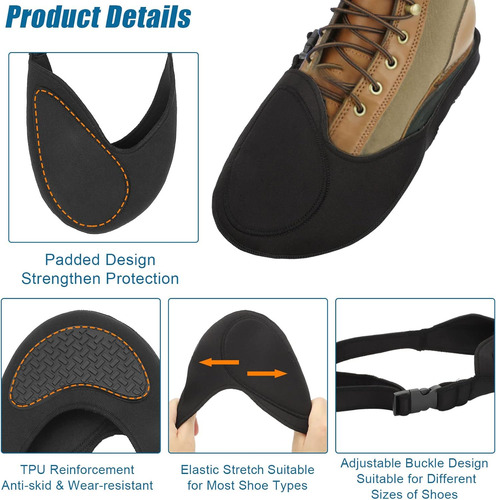 2 Protectores De Zapatos De Motocicleta, Funda De Palan...