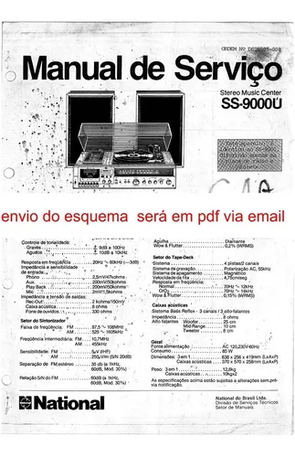 comprar Esquema Panas National  Ledsonic Ss9000u Ss 9000u  Em Pdf 