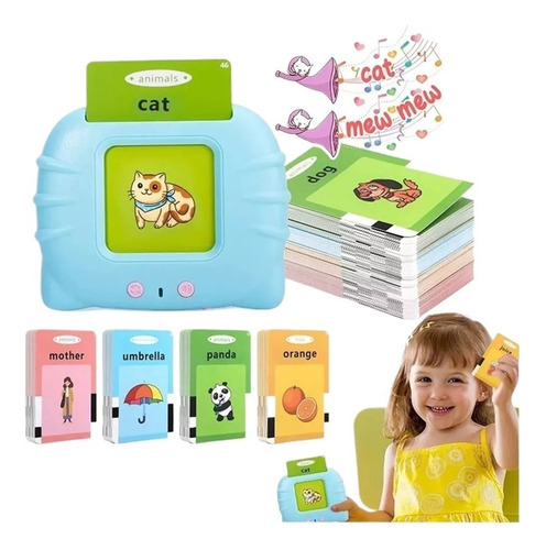 M Cardkids Educacional Aprender Inglés (255 Cartas,