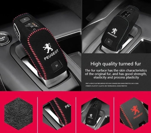 Cubierta Pomo Perilla Para Peugeot Automático 3008 Mod 19-23