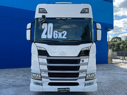 Scania R450 Teto Alto 6x2 Ano 2020/20 Branco R 450 Trucado