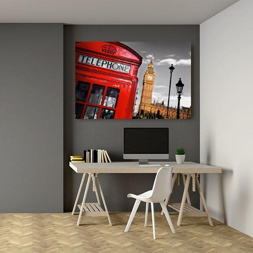 Cuadro Decorativo Canvas Cabina Telefónica Londres Uk 120x80