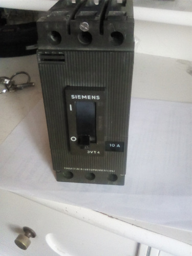 Breaker Siemens 3vt4 3x 10 Amps