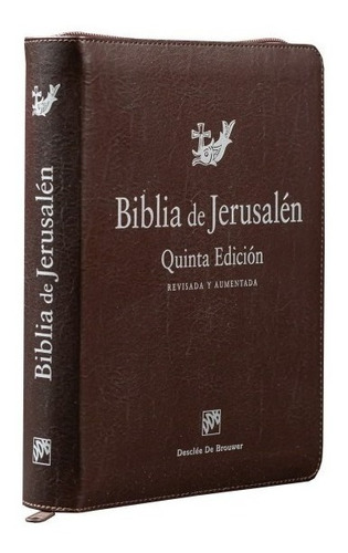 Biblia De Jerusalén 5 Edición Con Funda Cierre De Cremallera