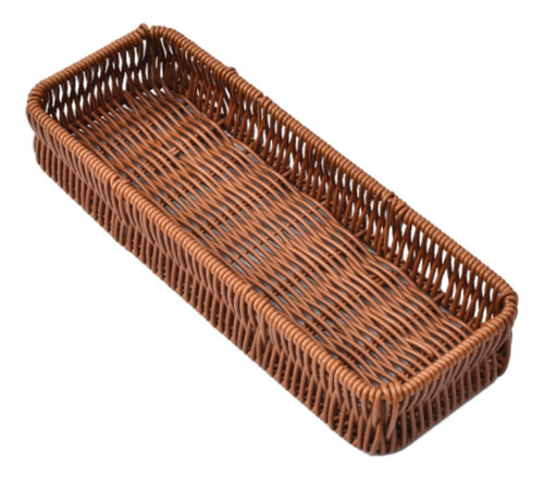 Cesta De Vime, Cesta De Armazenamento De Colheres, Cesta L