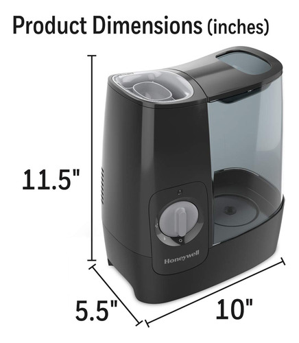 Umidificador De Névoa Quente Honeywell Hwlhwm845b