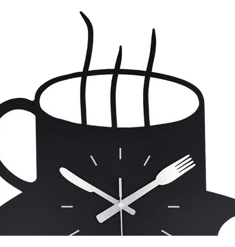 ... Reloj De Pared Moderno Cocina Temática Taza De Café