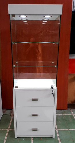 Imagen 3 de 10 de Vitrinas De Madera Y Vidrio
