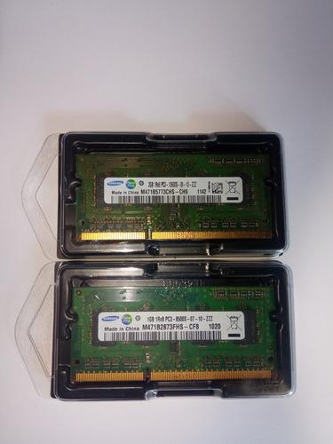 Pack Memoria Ram Samsung Ddr3 3gb (2gb+1gb) (Usado)