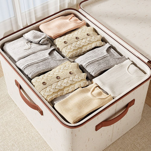 Caja De Almacenamiento Con Cajón Plegable De Gran Capacidad.