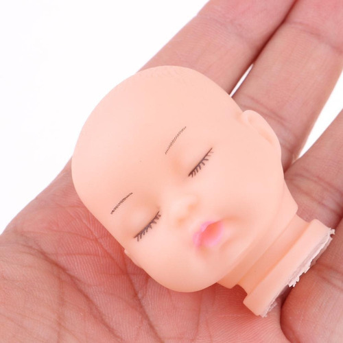 10pcs Linda Cabeza De Muñeca Durmiente Esculpir Mini