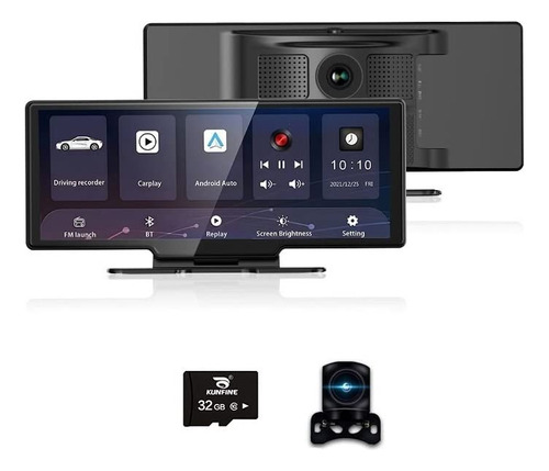 Kunfine Hd 9.3  Carplay Gps Navigation Car Dvr Dashboard Fhd