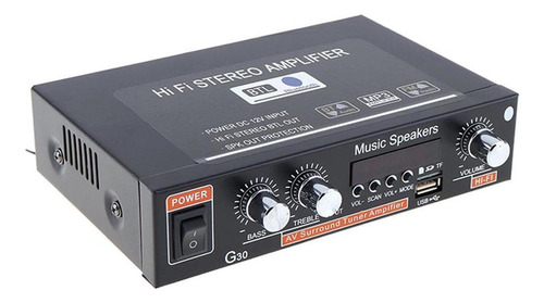 - Amplificador De Audio Bluetooth Receptor Subwoofer Radio