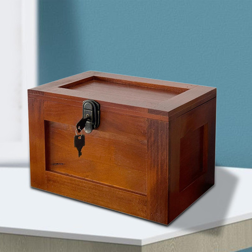 Caja De Madera Para Guardar Joyas, Cosméticos Y Artículos