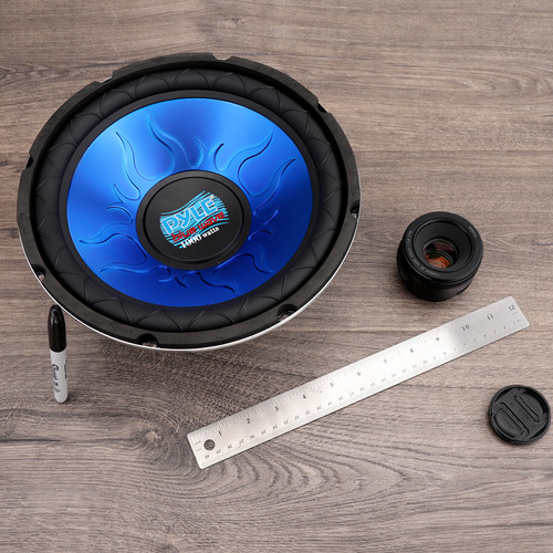 Bocina Subwoofer 10 Pulgadas para Coche 1000 Watts Pyle, Bobina de Voz Dual, Sistema de Sonido Estéreo del Auto