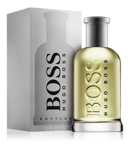 Perfume Hugo Boss Bottled Cinza Masculino 100ml Original