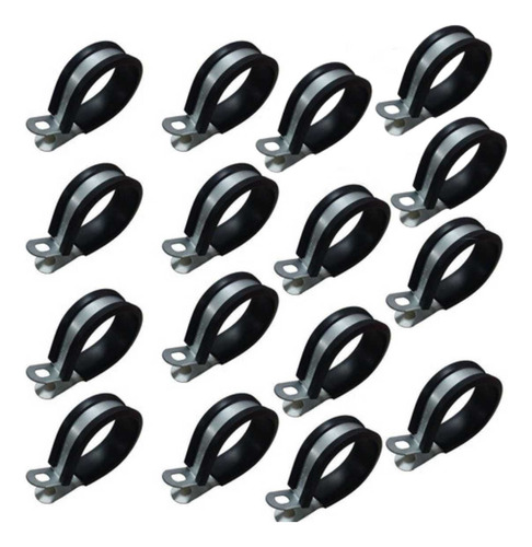 20 Un Abraçadeira 22mm De Borracha Emborrachada Metalmatrix