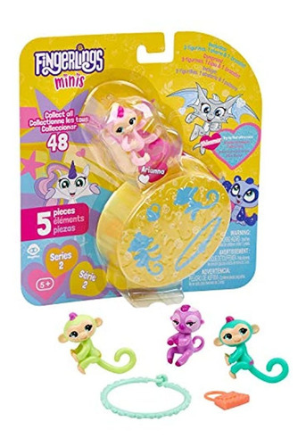 Wowwee Fingerlings Minis  Serie 2  5 Piezas Blíster