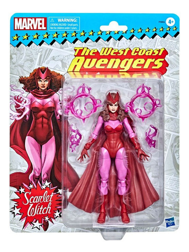 Figura Scarlet Witch Retro Marvel Hasbro
