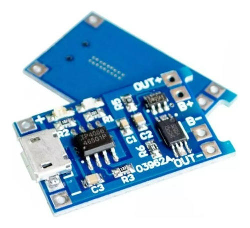 Cargador Bateria Litio Tp4056 Micro Con Proteccion Arduino  