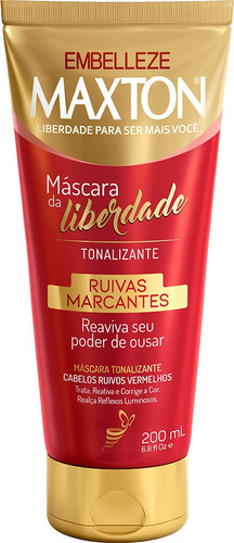 Máscara Tonalizante Máscara Da Liberdade Maxton Ruivas Marca