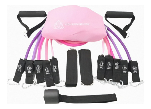 Kit Ligas De Resistencia Para Ejercicios En Casa 150 Libras