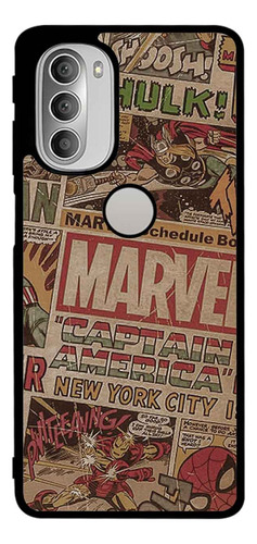 Funda Protector Para Moto G51 Marvel Comics