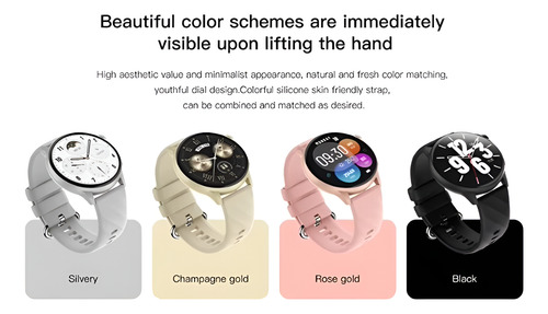 Reloj Inteligente Smartwatch Z138 Mujer Deportivo Elegante Dorado Deportivo Gold Dorado
