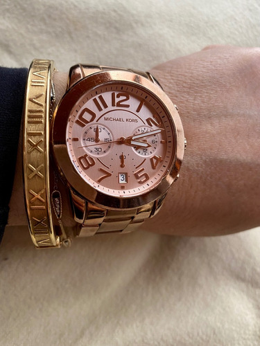 Reloj Michael Kors Para Mujer Mk5727 Tono Oro Rosa
