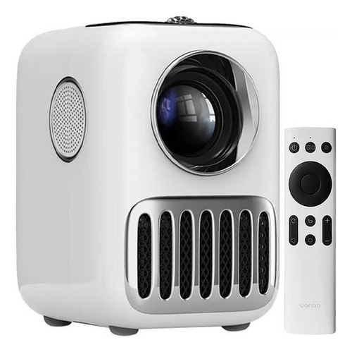 Projetor Xiaomi Wanbo T2r Max 1080p 4k Android Hdr + Suporte Cor Branco 110v/220v