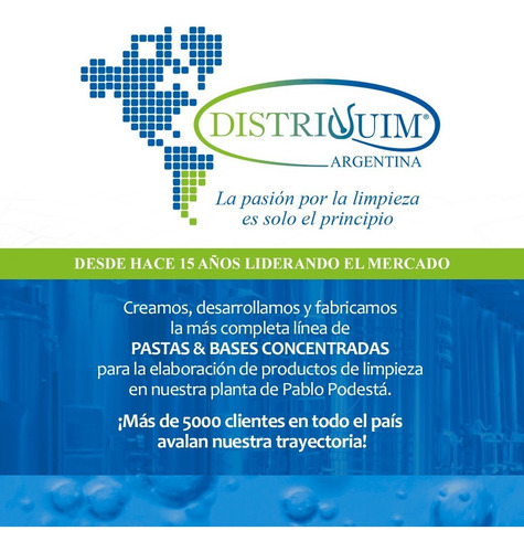 Imagen 4 de 4 de Amonio Cuaternario 5ta Generacion Ultra Concentrado X 5 Lts