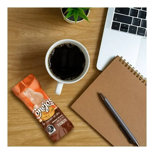 15 Pzas Chocolate Con Leche Turin Conejos 20 G