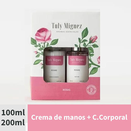  Gift Box Crema De Cuerpo+crema De Manos Tuly Miguez Rosas
