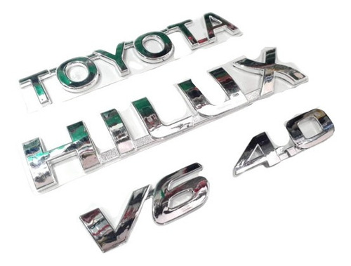 Imagen 1 de 5 de Kit Emblemas Toyota Hilux