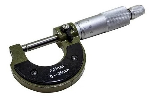 Imagen 3 de 3 de Micrometro 0 A 25mm Profesional Mecanico C Criquet + Estuche