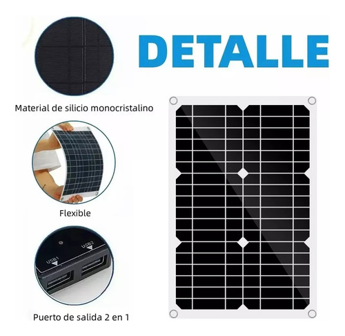 2 Paneles Solar 40w Con Controlador De Carga Kit Solar