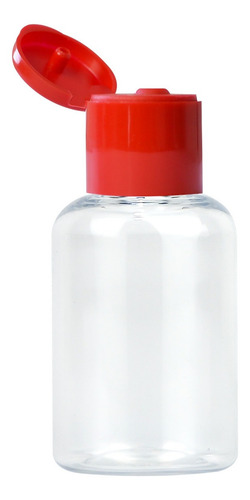 Imagem 3 de 9 de 100 Mini Frasquinhos Plástico Pet 30ml Tampa Fliptop Frasco