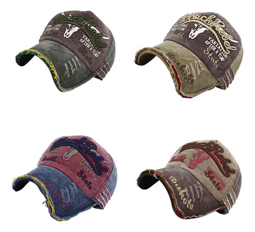 Gorra Retro De Lona De Béisbol Para Mujer, Gorra Vintage Par