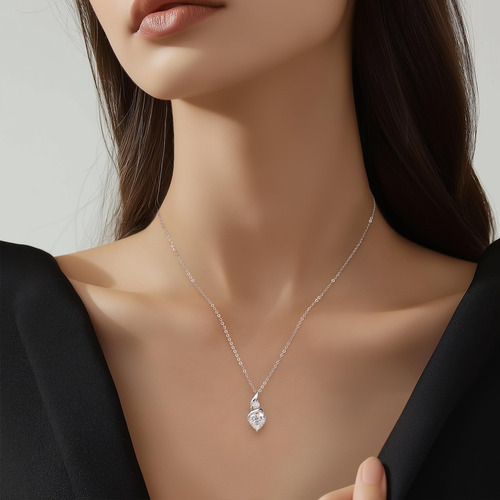 Andso Regalo De Navidad Para Mujer, Collares De Diamantes De