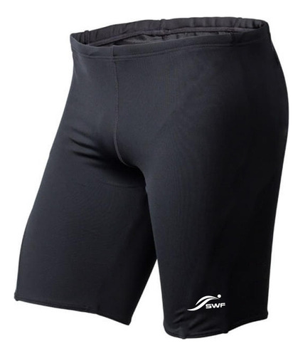 Traje De Baño Niño Jammer Deportivo Natacion Licra Swf Negro 8