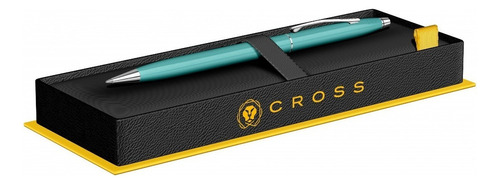 Boligrafo Cross Century Celeste Pastel Lapicera Aquatic Sea Tinta Negro