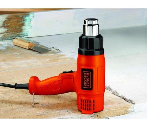 Imagen 2 de 7 de Pistola De Calor 1500w Black Decker Hg1500 Black + Decker