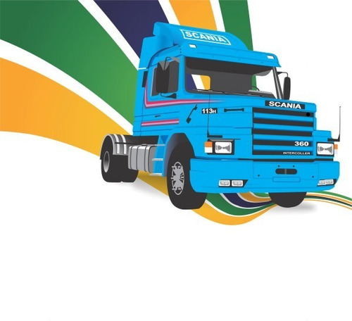 Imagem 3 de 4 de Camiseta Para Caminhoneiro - Scania 113h