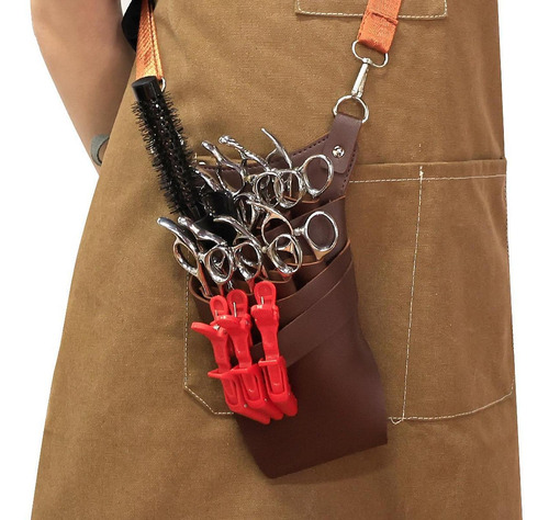 Bolsa Para Tesouras De Cabelo, Cinto Para Barbeiro, Suporte