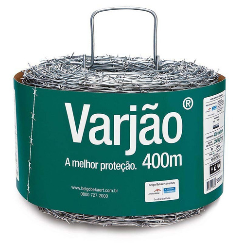 Arame Farpado Varjão 400 Metros Belgo