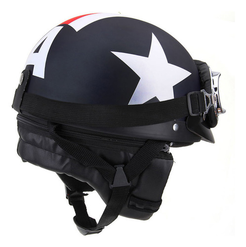 Protector Casco Moto Media Cara Con Visor Gafas Bufanda Bike