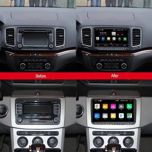 Imagen 2 de 9 de Auto Estéreo Con Pantalla 9in Wifi Android Y Gps Para Vw